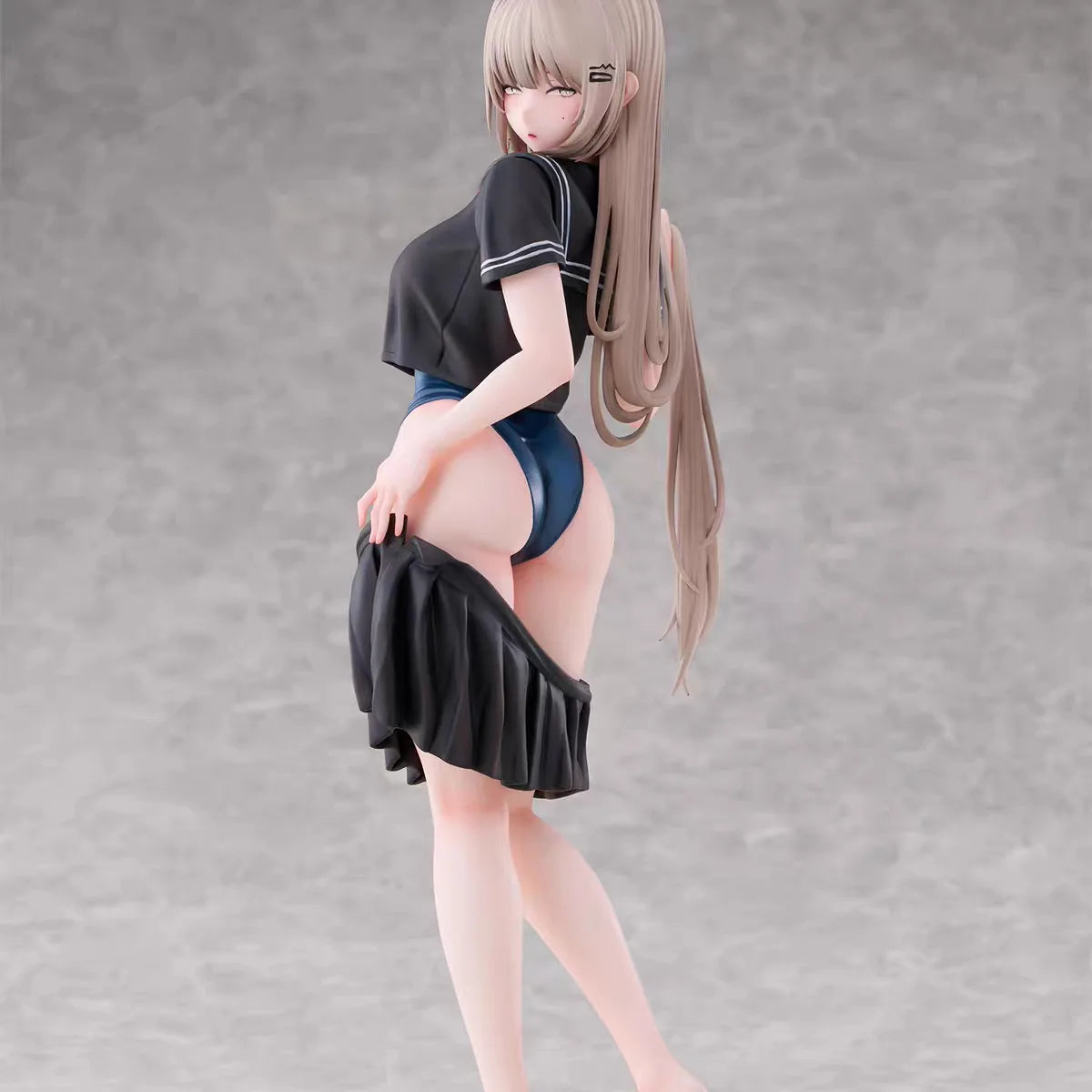 Anime Periphery Beautiful Girl 23cm Yuzu JK Uniform Figure Desktop Chassis Model Ornaments Toys Gifts