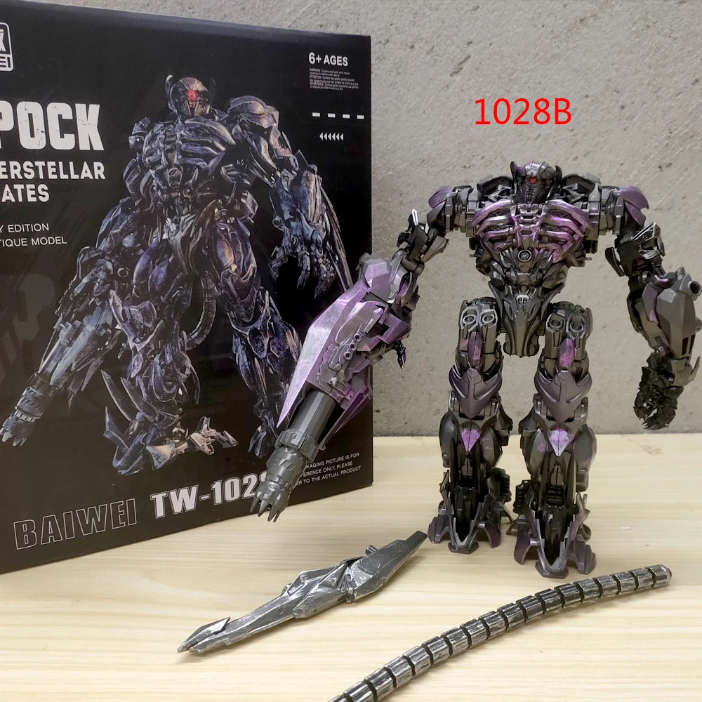 Baiwei Shockwave TW1028 Transformation Toys Sentinel Prime TW1024 Model Ironhide TW1026 Robot Bumblebe TW1025 Figure TW1030