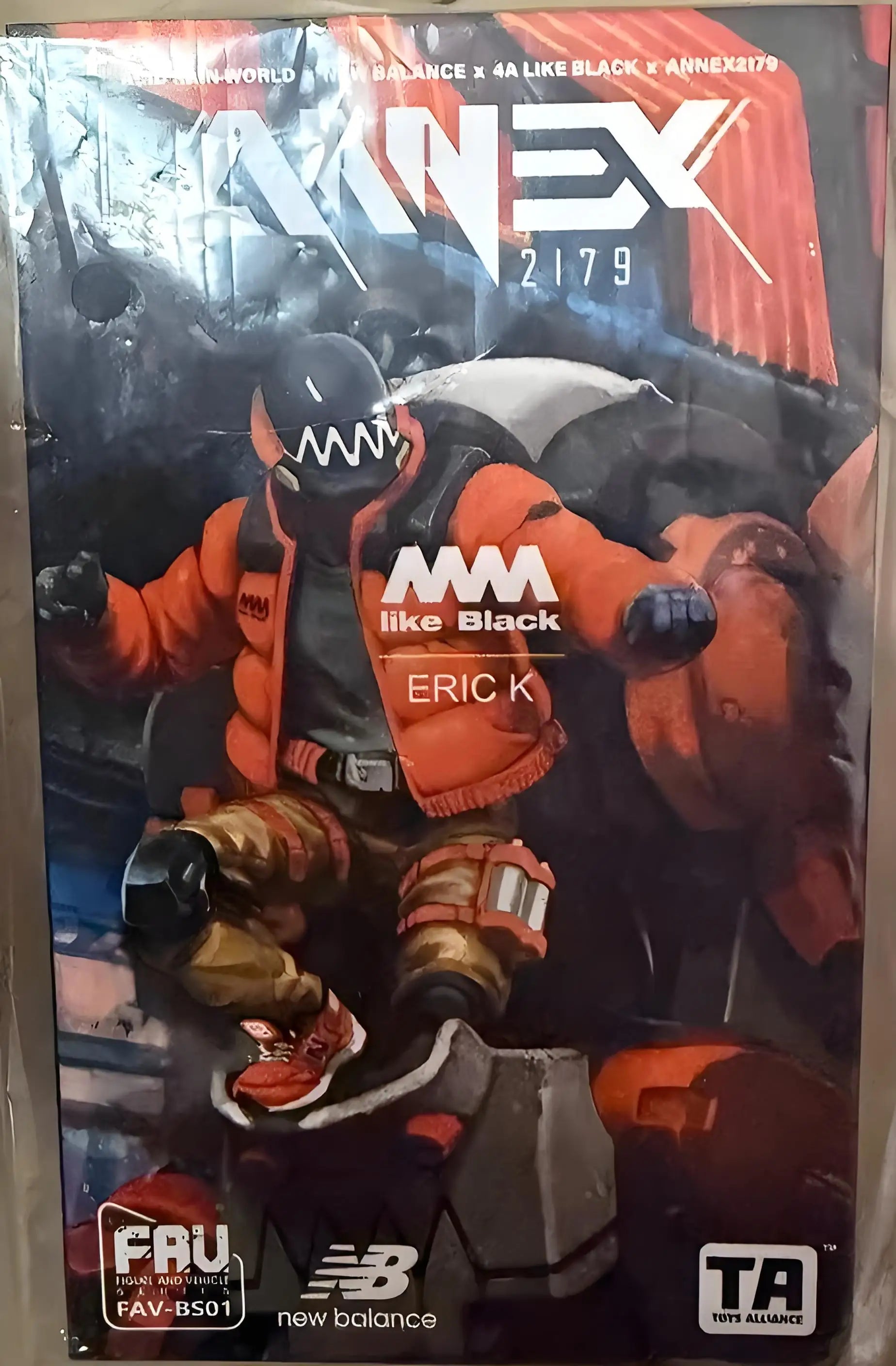 In Stock Acid Rain x AAAA like Black x ANNEX 2179 FAV-BS01 Eric K Movable Soldier Model Action Figure Toy Collection Gift