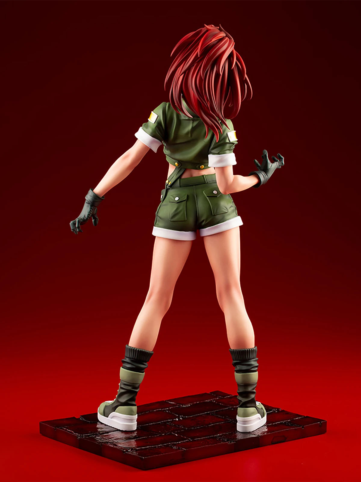 Original Genuine Kotobukiya Prepainted Bishoujo Statue The King of Fighters '97 Leona Heidern Limited Edition 1/7 H=235mm Figure