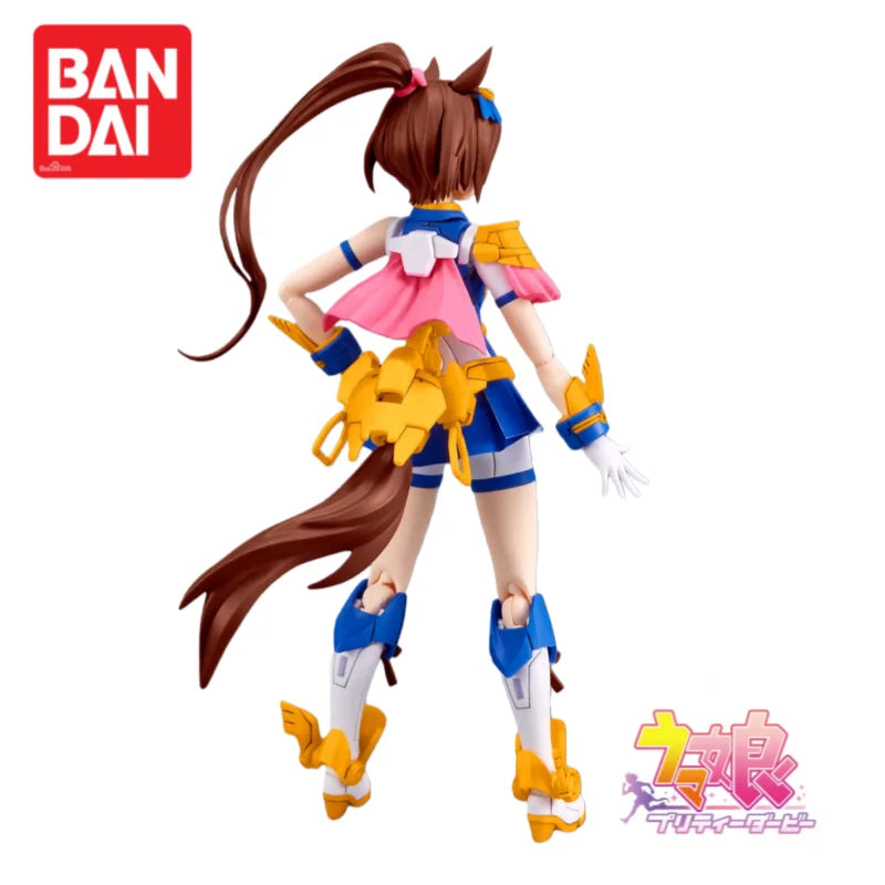Original Genuine Bandai Anime 30Ms Umamusume Pretty Derby Tokai Teio Machine Girl Action Figure Model Kits Gift for Kid In Stock