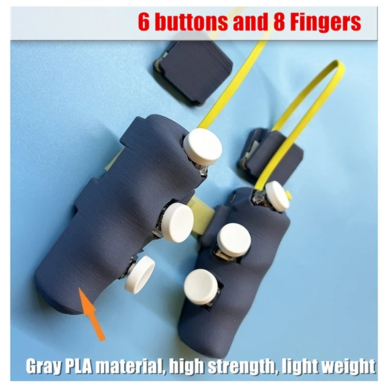 AT93-PUBG Gamepad 6 Buttons Rapid Fire Controller Tablet Game Handle Pulse Shooting DIY For 7.5-8.8 Inch Tablets