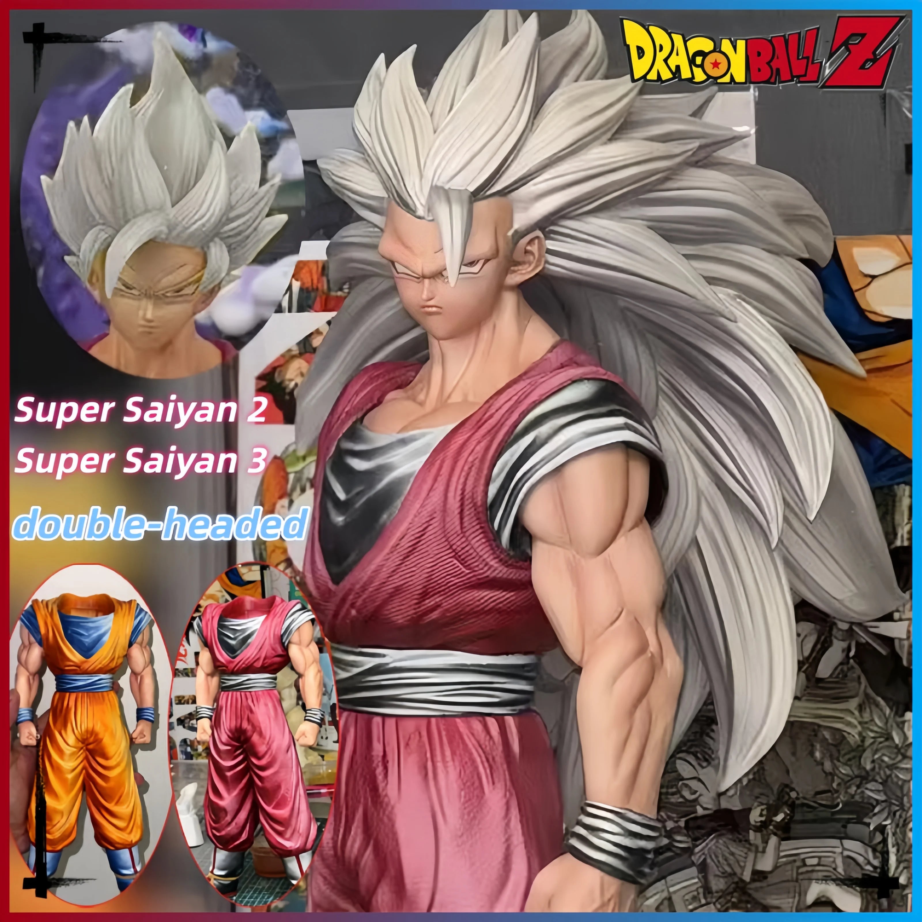 New Dragon Ball Anime Figure Super Saiyan 2son Goku Figures Statuefigurine Ssj2 Goku Figurine Collectible desk Model Gifts Toys
