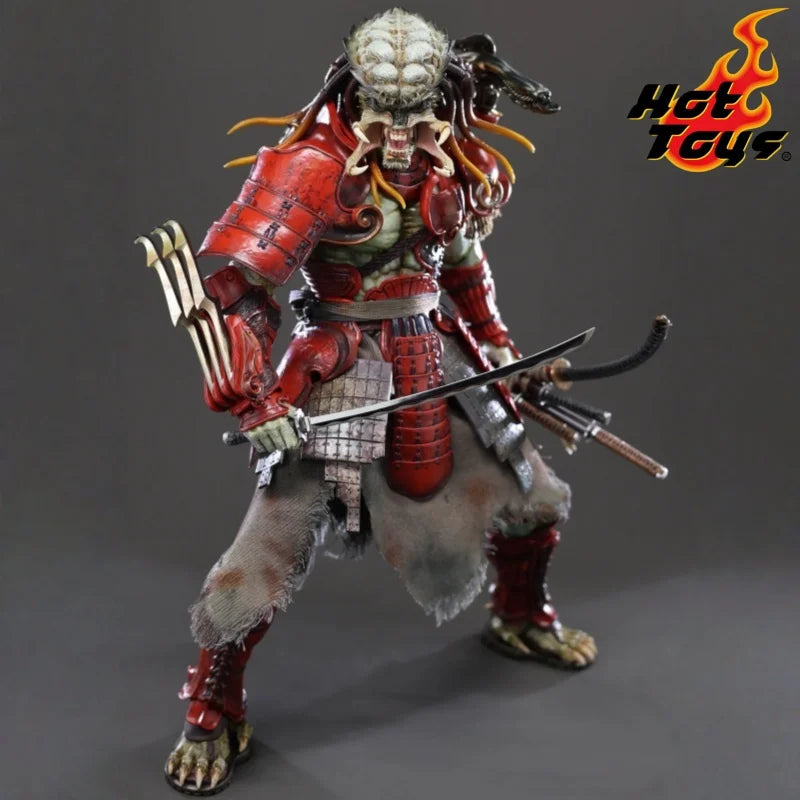 In Stock Original HOTTOYS HT 1/6 AC06《Alien Vs Predator》Samurai Predator Action Figures Collectable Model Surprise Toy Gift