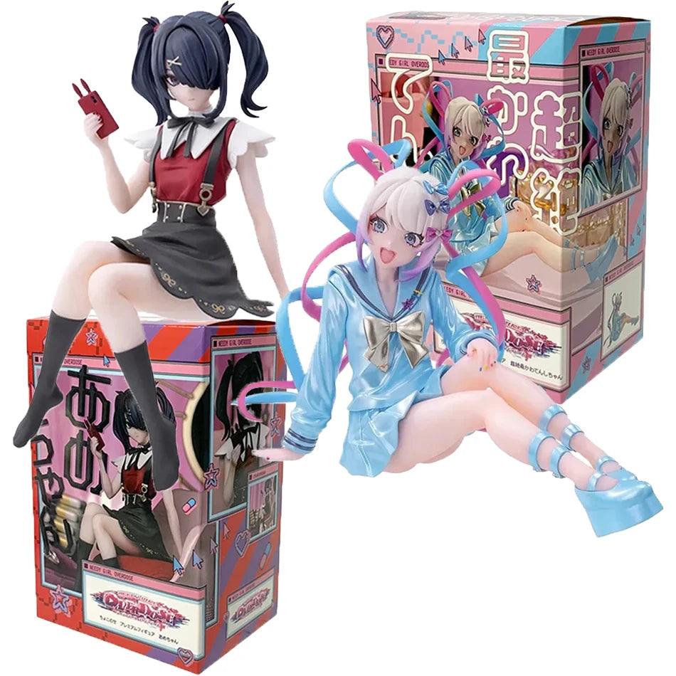 NEEDY STREAMER OVERLOAD OMGkawaiiAngel chan Anime Girl Figure Ame-chan Action Figure Super Ten-Chan Figures Model Doll Toy Gifts