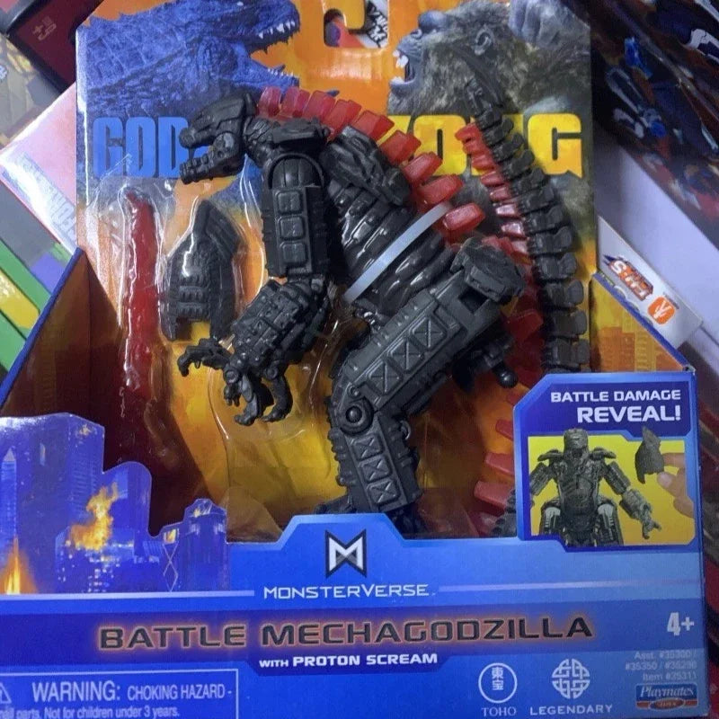 Godzila X Kong Action Figure The New Empire Anime Figure Godzilla King Ghidorah Tiamat Mothra Figure Collection Model Custom Toy