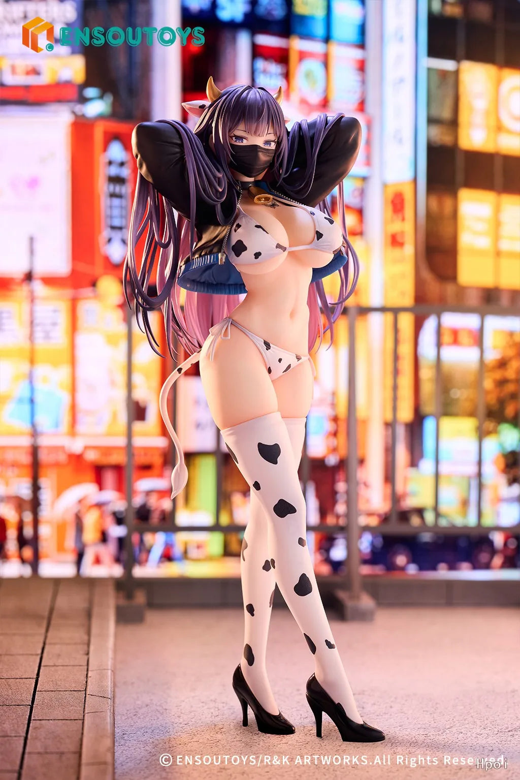 In Stock ENSOUTOYS Yuna Dairy Cow Ver. Sexy Girl Statue 1/6 Anime Action Figure Toy Gift Model Collection