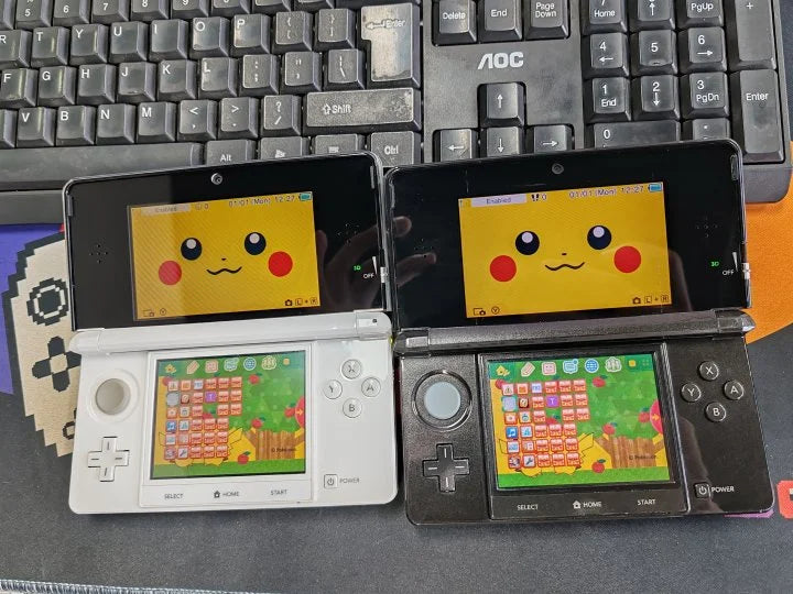 For Nintendo 3DS 3.5-inch handheld game console successfully cracked