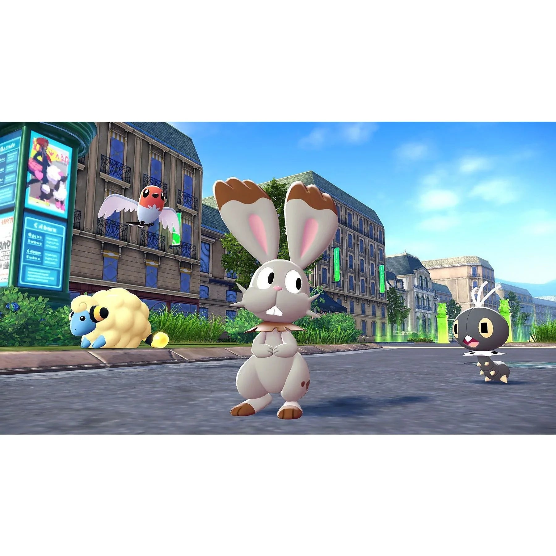Pokémon Legends Z-A for Nintendo Switch | Open World Adventure in Ciudad Luminalia with Enhanced HD Graphics, featuring real-time battles, mega evolutions, and Pokémon companions like Chikorita, Tepig, or Totodile, availabl