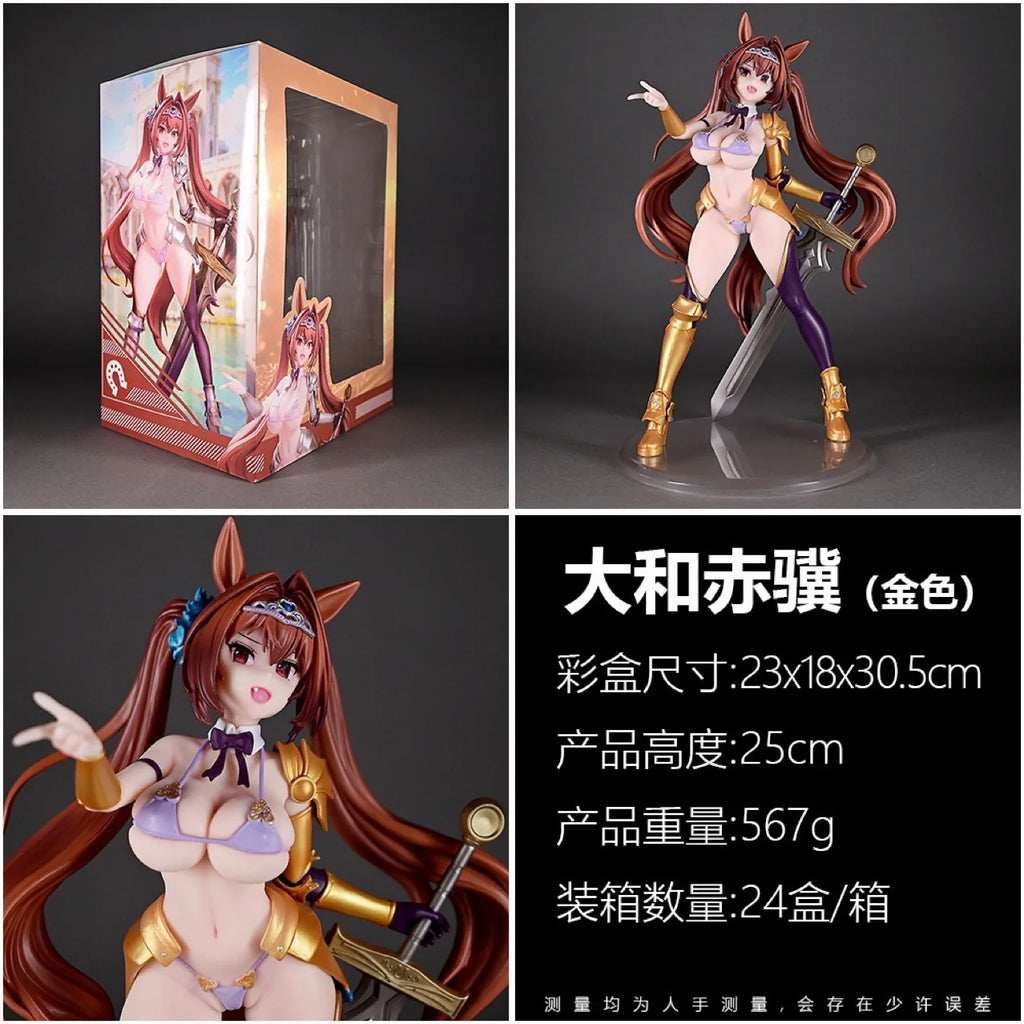 Yamato Chiji Golden Donghai Dihuang Pretty Derby Anime Girl Action Figure Hand-Painted Garage Kit Collectible for Adults