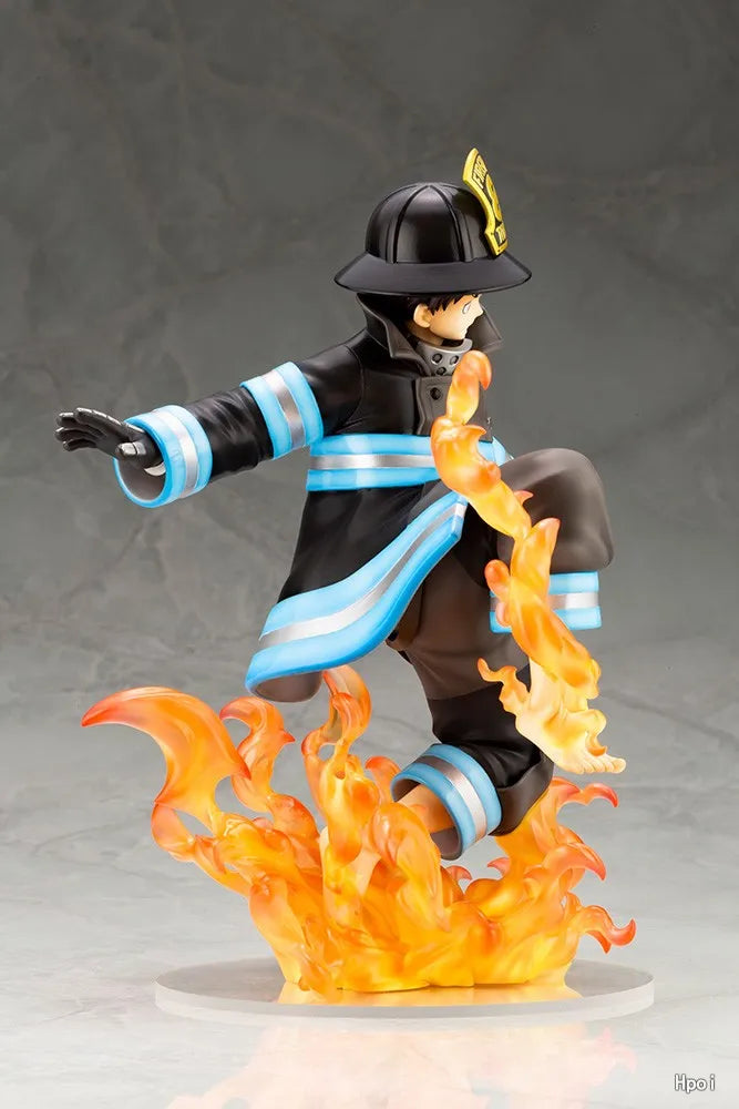 【In Stock】Original KOTOBUKIYA ARTFX J Fire Force Shinra Kusakabe Anime Finished Model Toy Gift