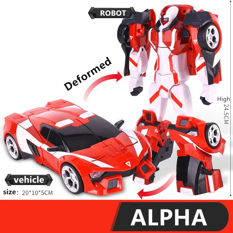 Original Tobot Deformation Robot 6 in 1 Transforming Car ALPHA  Action Figure Korea Anime Cartoon Brothers Warrior MAGMA Toys