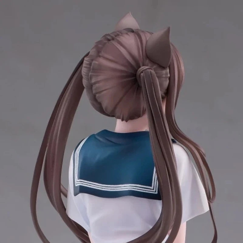 20cm After School Cat Ear ChunMoMo Anime Girl Figure Chun Momo Action Figure Tamomo Figurine Japanese Collectible Model Doll Toy