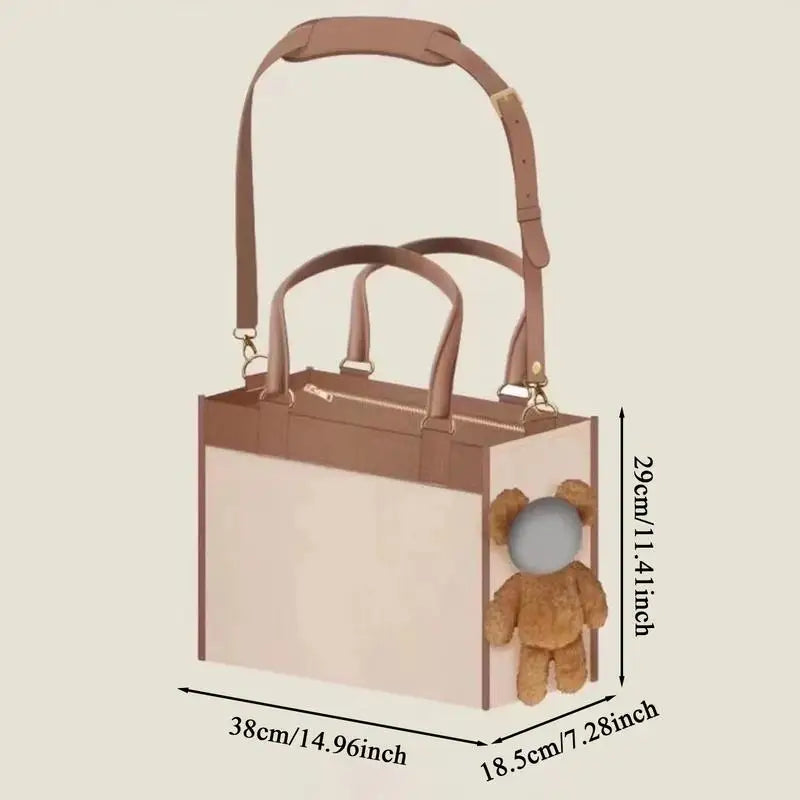 Haustierträger für Hunde, große Kapazität, Hundeträger, multifunktionale Outdoor-Katzentaschen, atmungsaktive Tragetasche für Welpen für Häschen