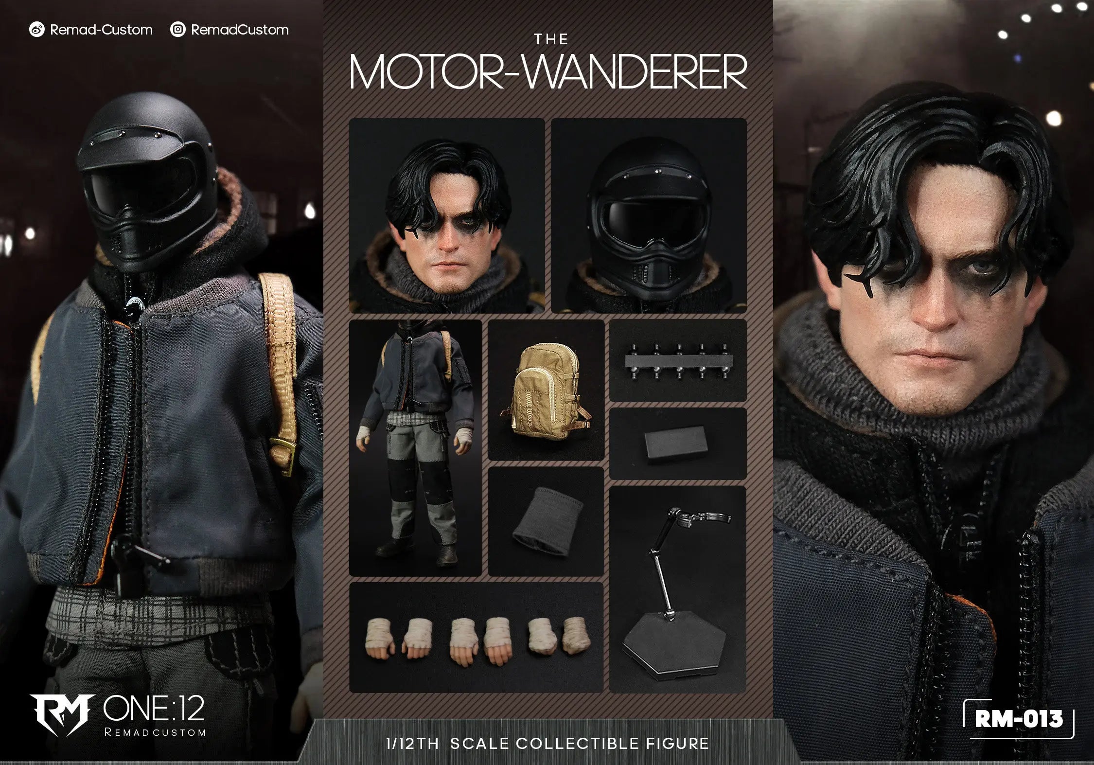 TYCTOYS IN STOCK Remad Custom RM-013 Motor Wanderer 1/12TH SCALE Daction Action Figure Toy Collection