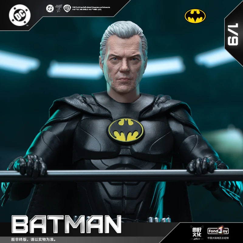 Original FondJoy Keaton Batman Figure DC Justice League Action Figures Detective Comics 1/9 PVC Joint Movable Kid Toy Christmas