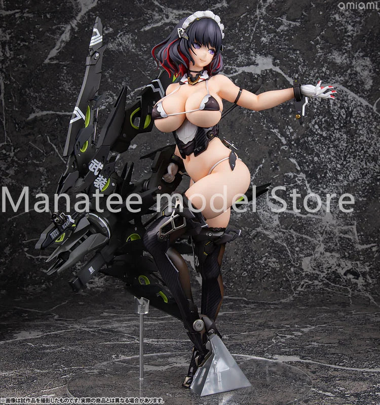 AmiAmi x AMAKUNI Original Meido-Busou: Javelin 1/7 PVC Action Figure Anime Model Toys Collection Doll Gift