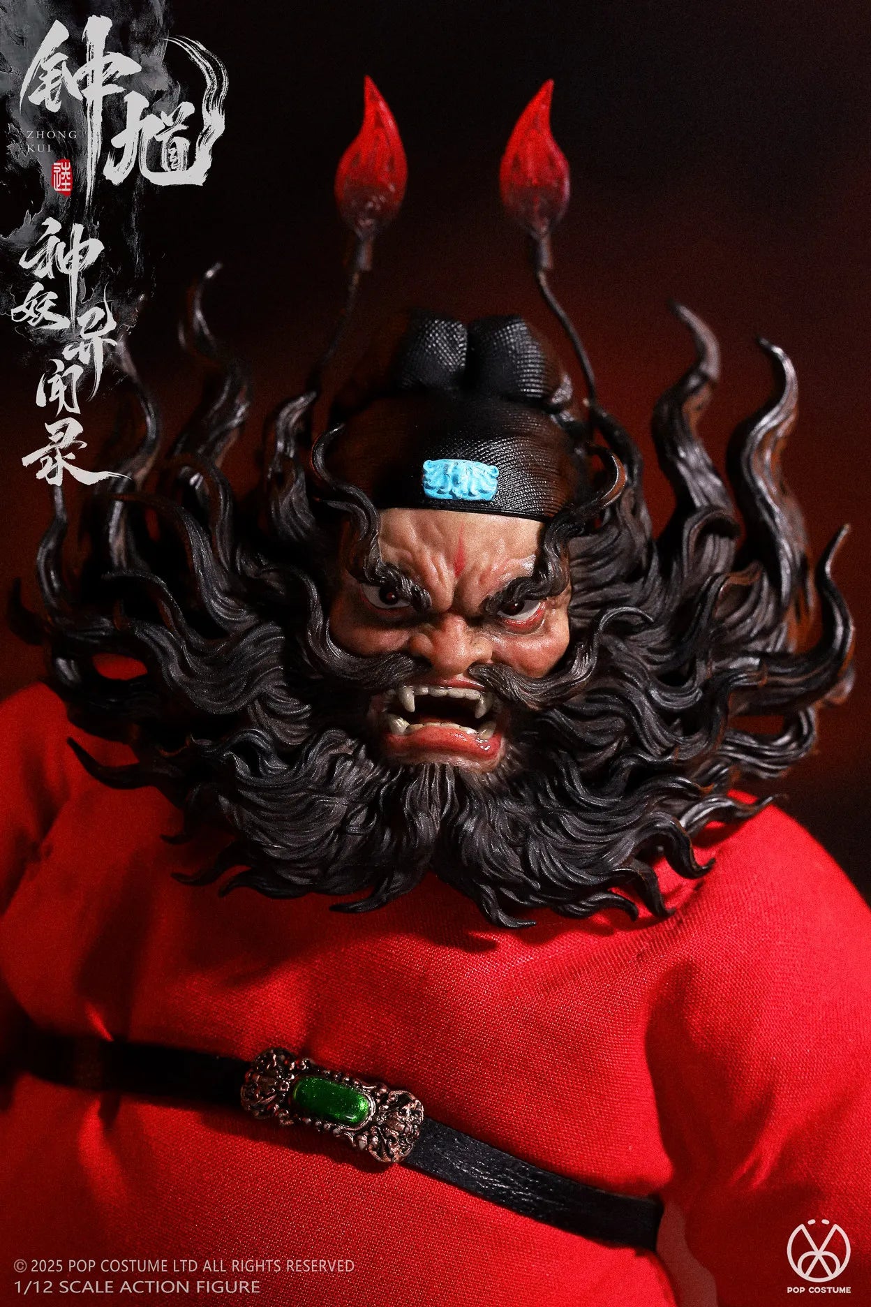 In Stock POPCOSTUME MYA-01 ZHONG KUI Movability Model Toys 1/12 SCALE ACTION FIGURE Chinese mythology