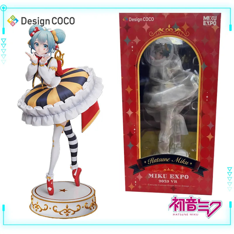 Design Coco Original Echte Vocaloid Piapro Charaktere Hatsune Miku 1/7 Miku Expo 2023 VR Spielzeug Box 24,4 cm Modell Spielzeug Figuren Geschenk