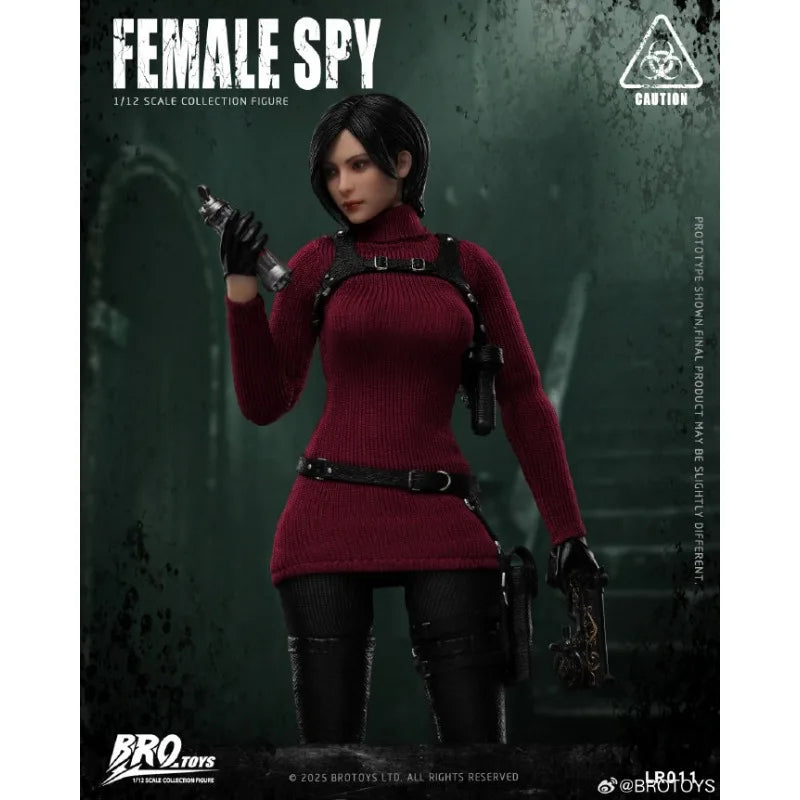【IN STOCK 】Original BROTOYS 1/12 Female Spy Doll - Aunt Wang - A Very Attractive Figure - Toy Gift Collection