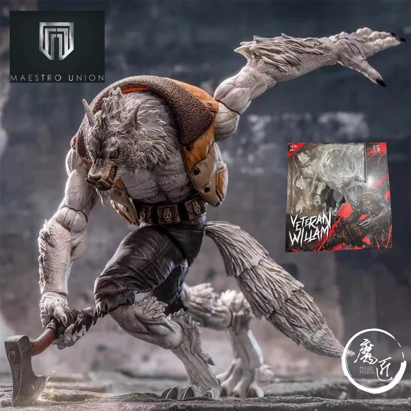 Maestro Union Original Fury Planet Series Werewolf Veteran William Action Figure Model Toys Model Handsome Model Boy's Gift