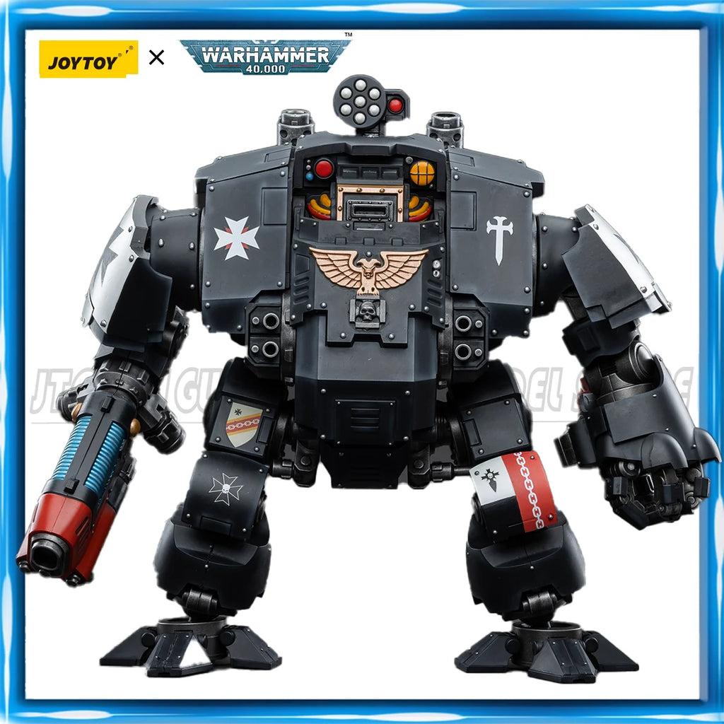 JOYTOY Warhammer 40K 1/18 Actionfigur Black Templars Redemptor Dreadnought Mech Anime Figuren Spielzeug