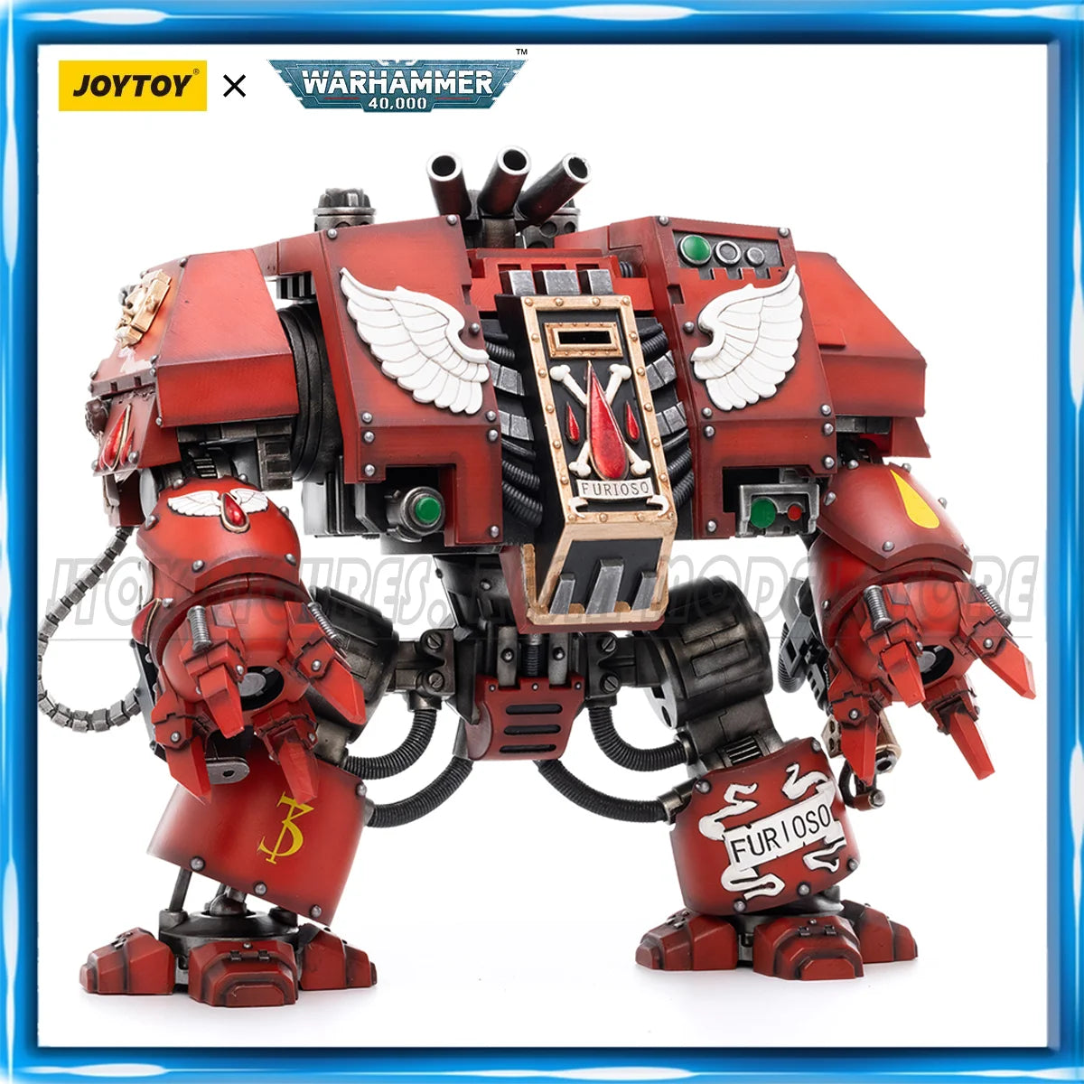 [Pre Order] JOYTOY Warhammer 40K 1/18 Action Figure Blood Angels Furioso Dreadnought Brother Samel Anime figures Toys Collection