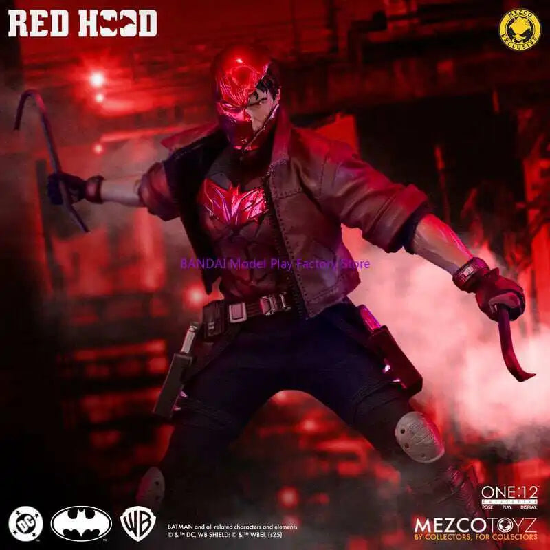 1/12 Scale Authentic Mezco 76224 Red Hood Ant-Man Action Figure Seven Inches Batman Police Officer Statue Collectible Toy Gift