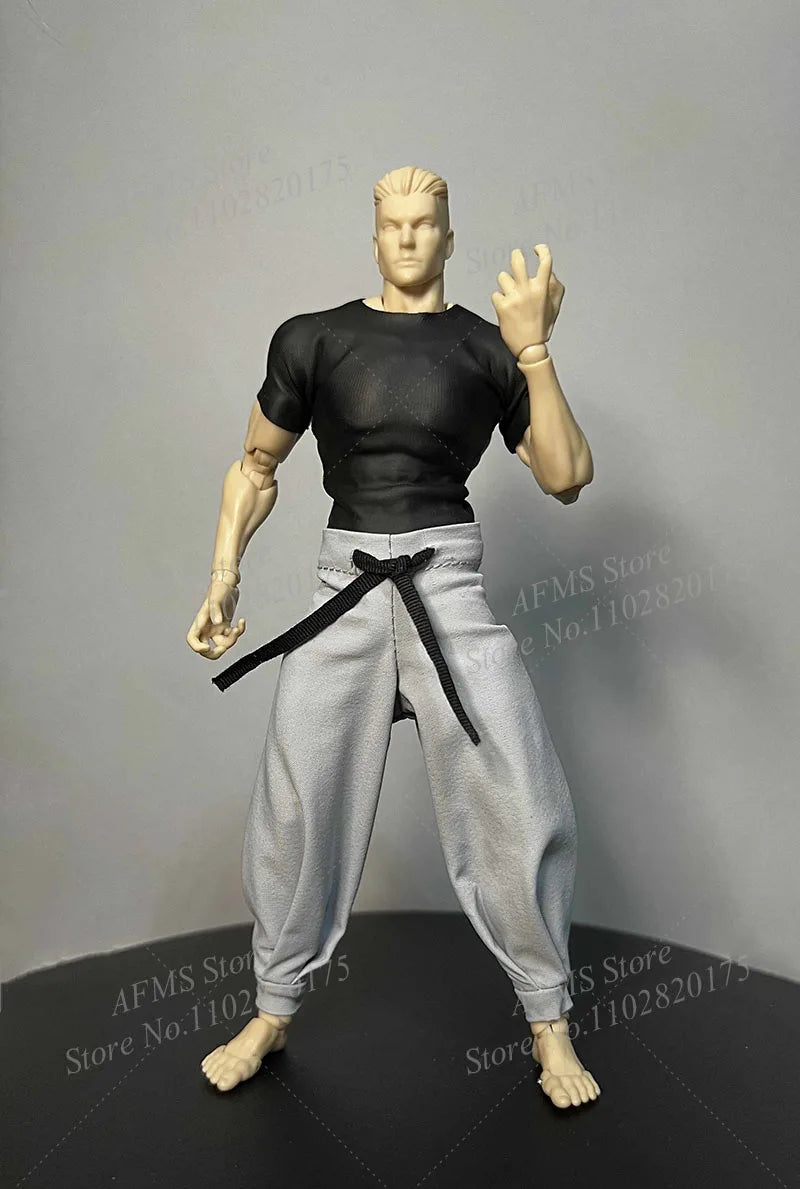 Колекционерска фигура в мащаб 1/12 Fushiguro Toji T Shirt Pants Ryomen Sukuna Itadori Yuji Aoi Todo Satoru Gojo Clothes Fit 6" Body