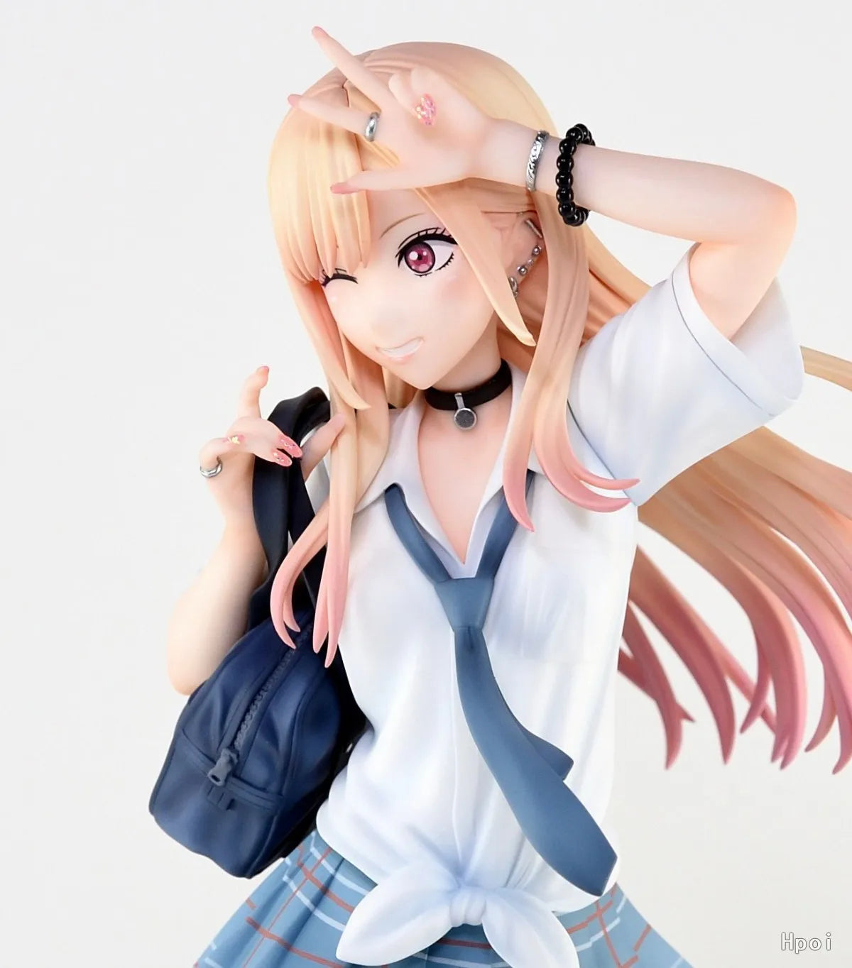 28CM Anime My Dress Up Darling Kitagawa Marin Figure School Uniform Dress Up Standing Model Toy Gift Action Figure For Kids PVC