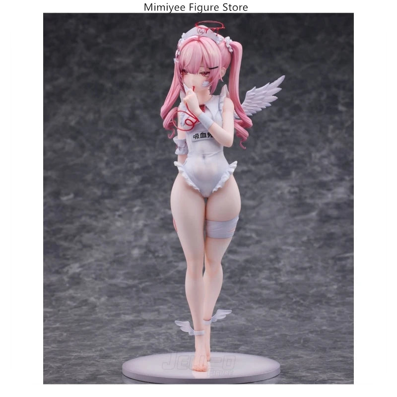 26cm Trainee Nurse Tsukiyomi Ai Luna Black/White Standing Pose Anime Pvc Figure Statue Desktop Decoration Gift