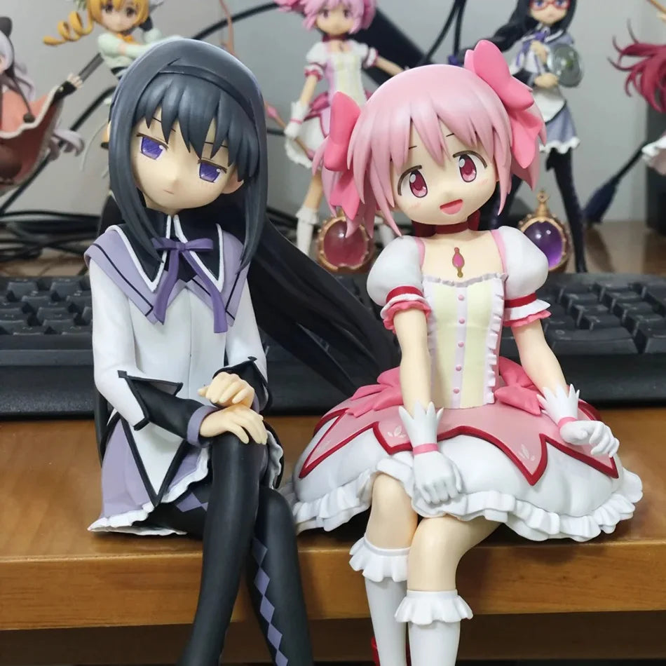 New Puella Magi Madoka Magica Aniem Figure Kaname Madoka Akemi Homura Action Figure Magic Girl Model Decor Doll Christmas Gift