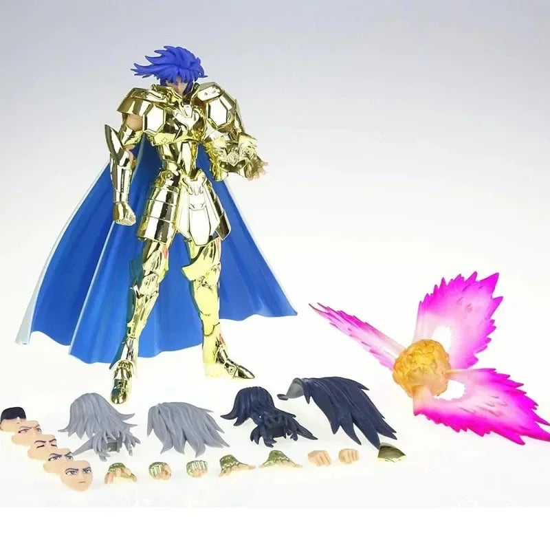 In Stock CS Model Saint Seiya Myth Cloth EX Gemini Saga With Galaxian Explosion Gold/24K/OCE Knights of the Zodiac Action Figure