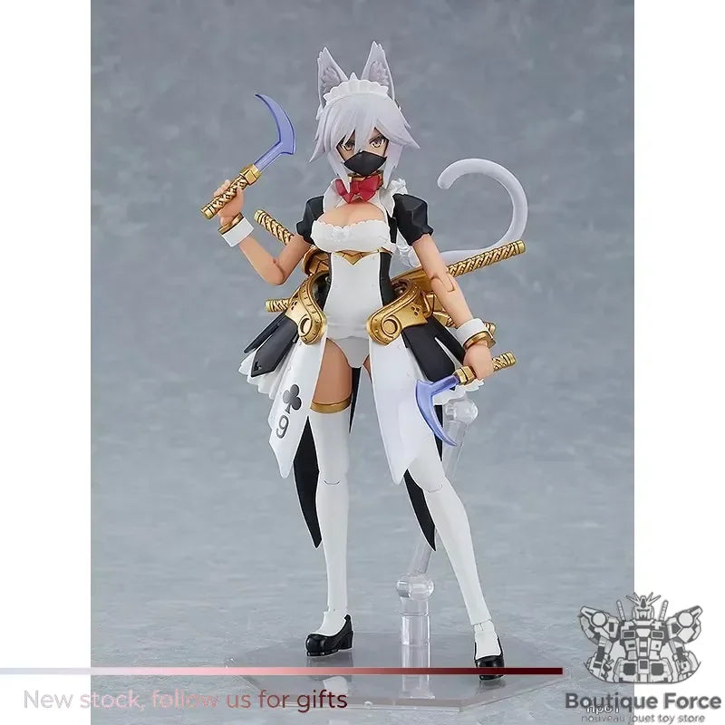 Maidroid Kuon Guilty Princess PLAMAX GP-06 160mm Assembled Movable Plastic Figure Ninja Swords Scythe Collectible Toy