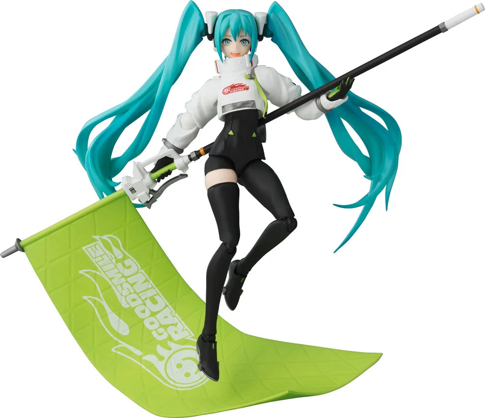 In Stock GSC Figma  Miku GT Project 2022 Racing Future Genuine Figures Peripheral Ornaments Scenery Action Figure Collection