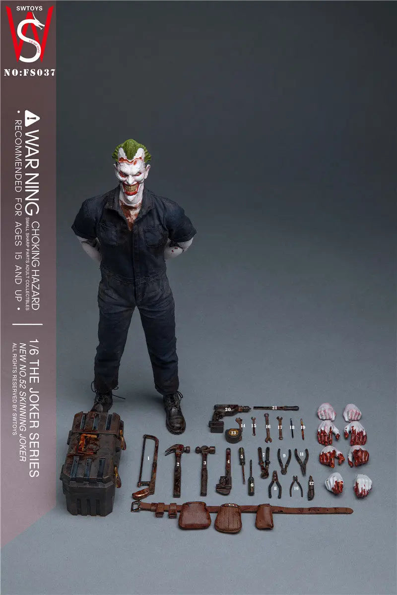 SWTOYS Original 1 \ 6 Action Figure Series NO: FS037 New 52 Skinned Clown Action Figure Model Toys Movable Model Gifts Fo Boys