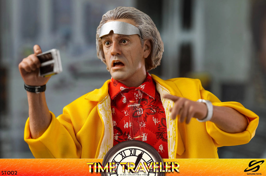 Saturntoys Time Traveler Dr. Brown St002 1/6 Scale Collectible Figure Original Collectible Anime Model Garage Kit Statue Toy