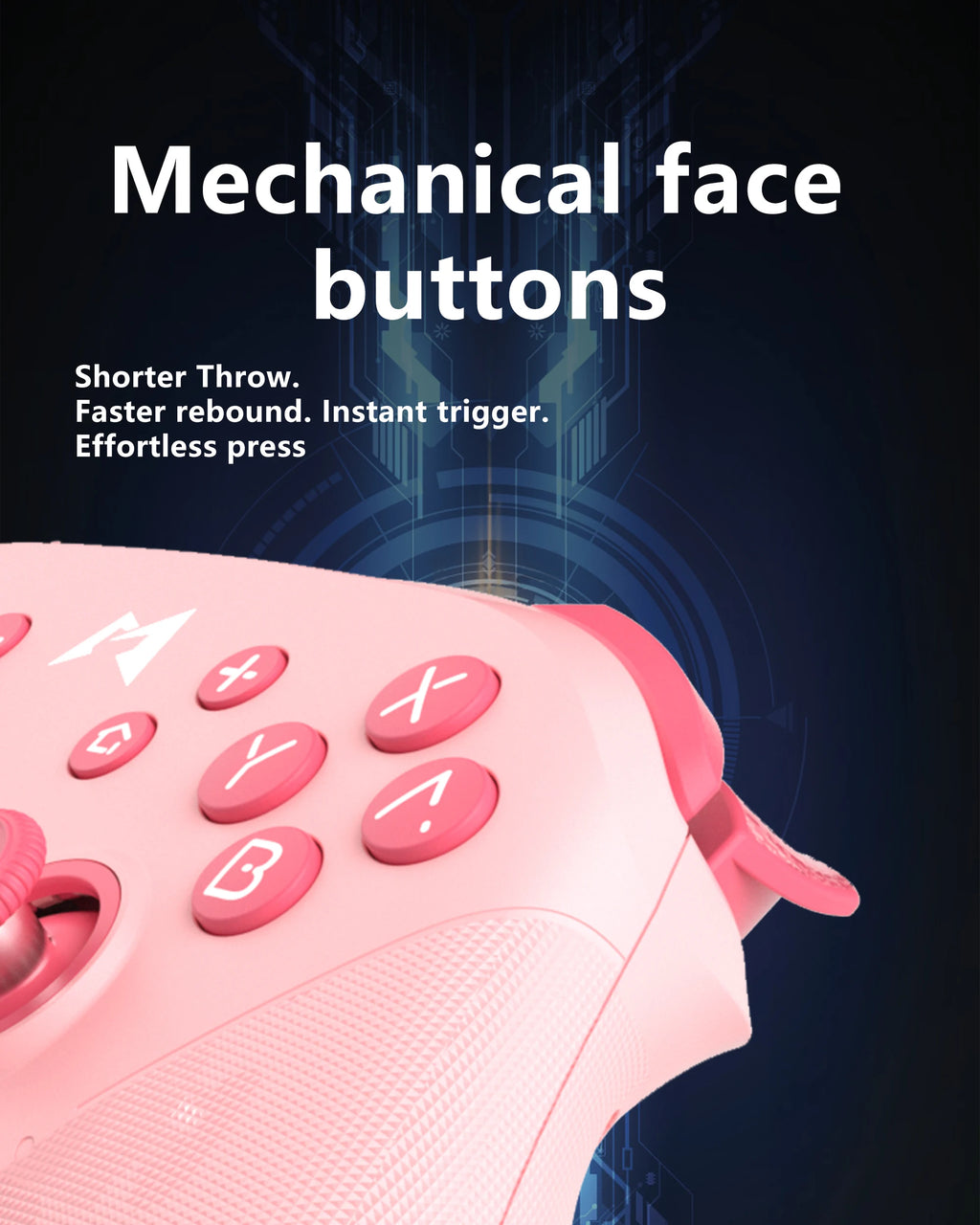 MOBAPAD Mechanical HALL Joystick Bluetooth Gamepad Vibration Controller For Nintendo Switch PC Android iOS Game Console ﻿