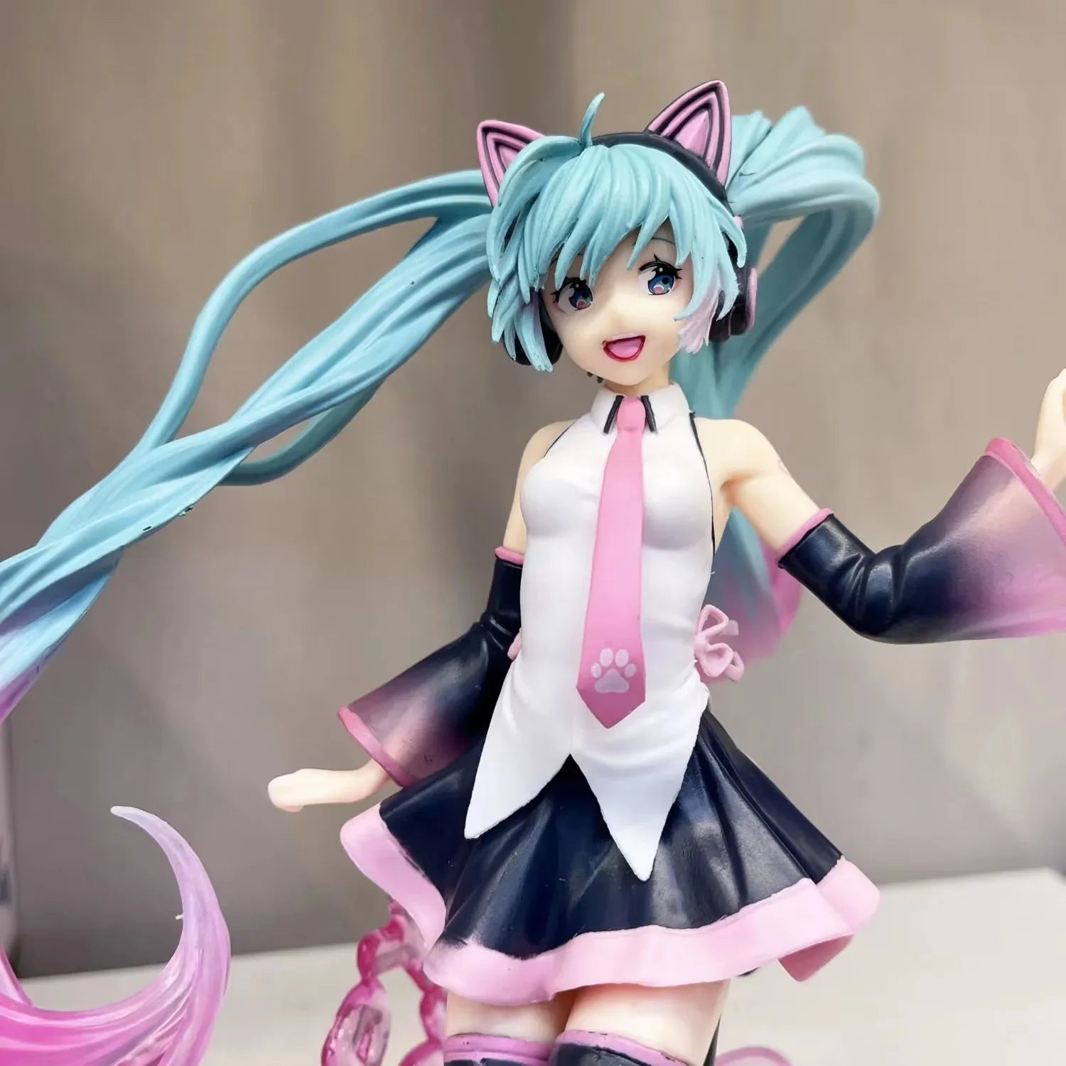 Boxed 23CM New Anime Hatsune Miku Happy birthday Cute Kawaii Manga Statue PVC Figure Collectible Model Toy birthday gifts
