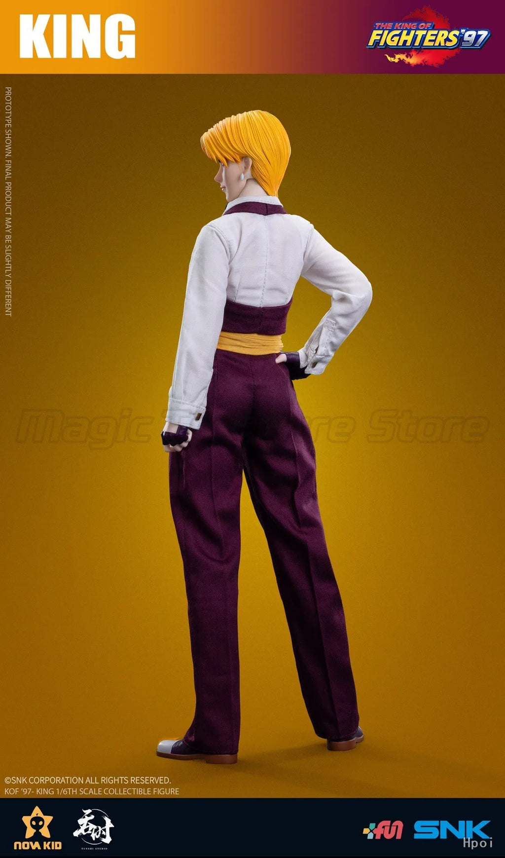 【MT】Original Tun Shi Studio THE KING OF FIGHTERS '97 King 1/6 Action Figure Model Toys Gifts