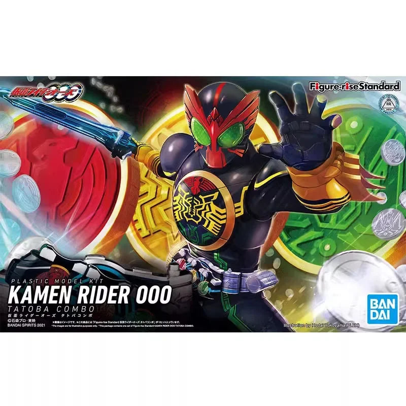 In Stock Bandai Genuine Kamen FRS Rider Model Kit Figure-rise Standard OOO Tatoba Combo Collection  Action Figure Kids Toys