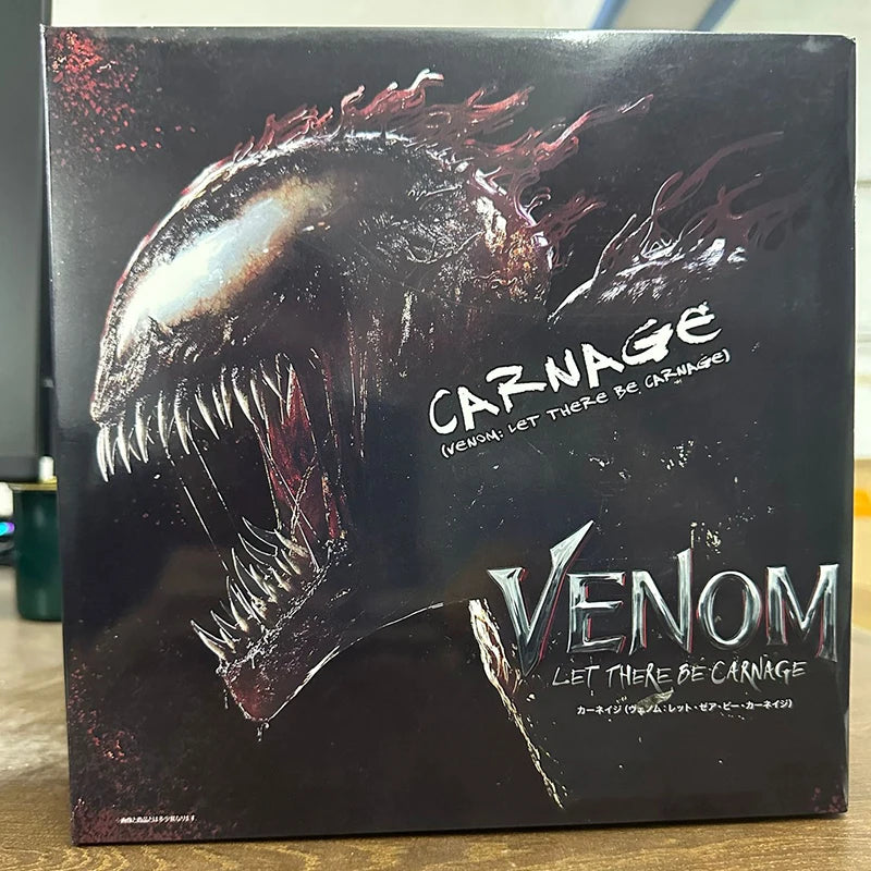 Venom Carnage Action Figure Joint Movable Toys Spider Man Legends Change Face Statue Model Doll Collectible Kids for Toy Gift