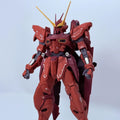 MG RGX-00 1/100 White & Red Testament Assembly Model Kit Action Figure Anime Mecha Toy With Water Decal & Display Base Boy Gift