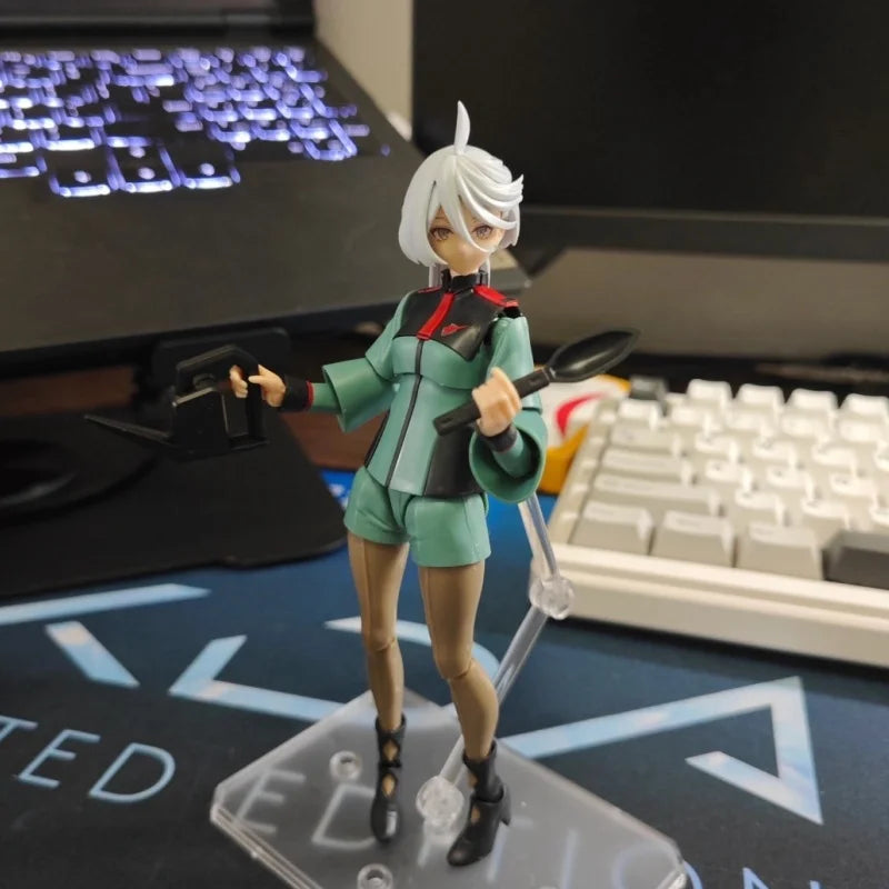 BANDAI  Genuine Figure-rise Standard Miorine Rembran Assembled Model Anime Action Figures Assemble Model Toys For Gifts Original