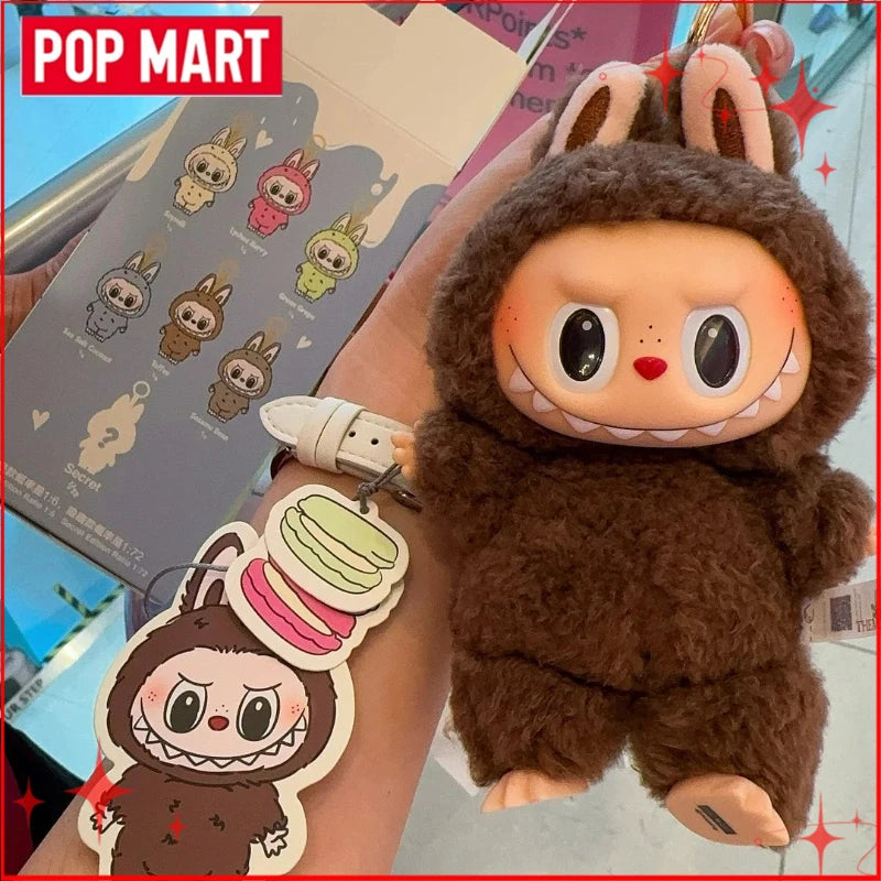 Genuine POP MART Labubu V1 V2 V3 Macarons Have A Seat Big Into Energy Coca Cola Series Vinyl Plush Pendant Blind Box Plush Toys