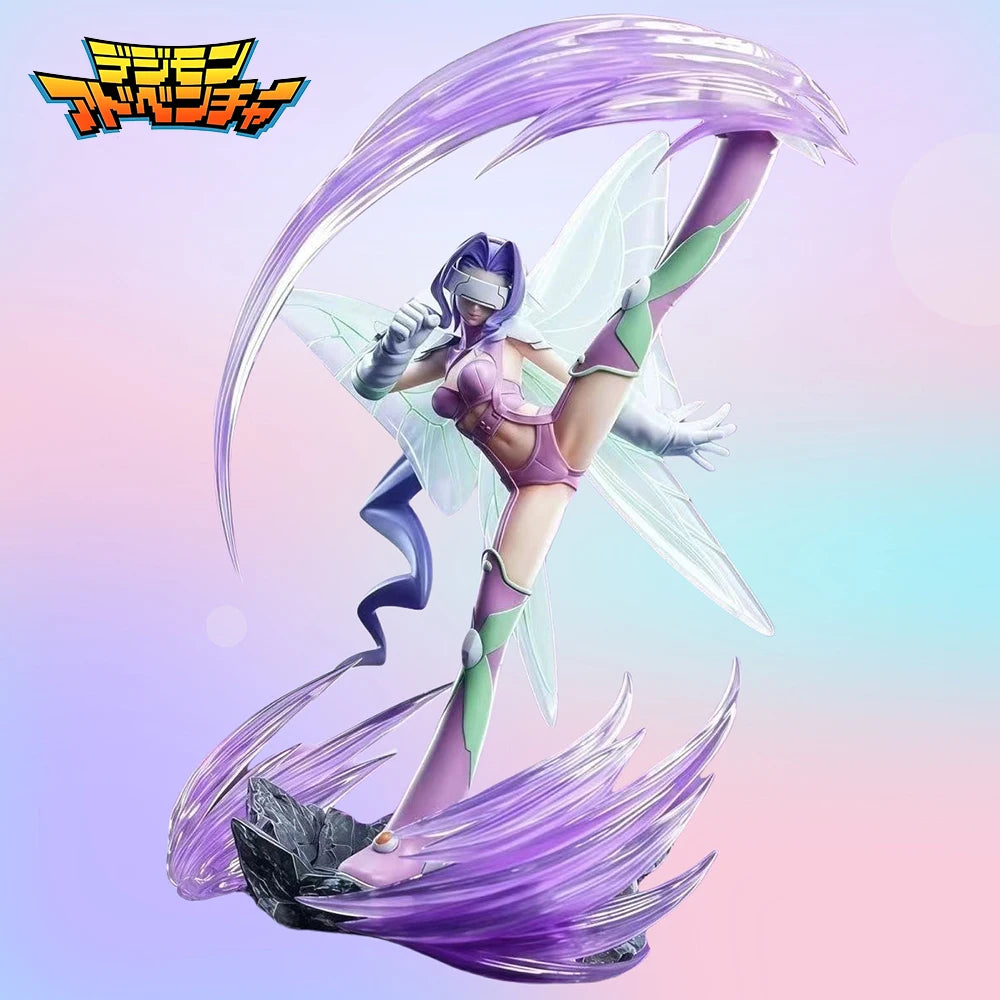 21.5cm/8.46in Anime Digimon Adventure Figure Fairimon Action Figures Pvc Statue Desktop Ornamen Collection Model Toys Gifts
