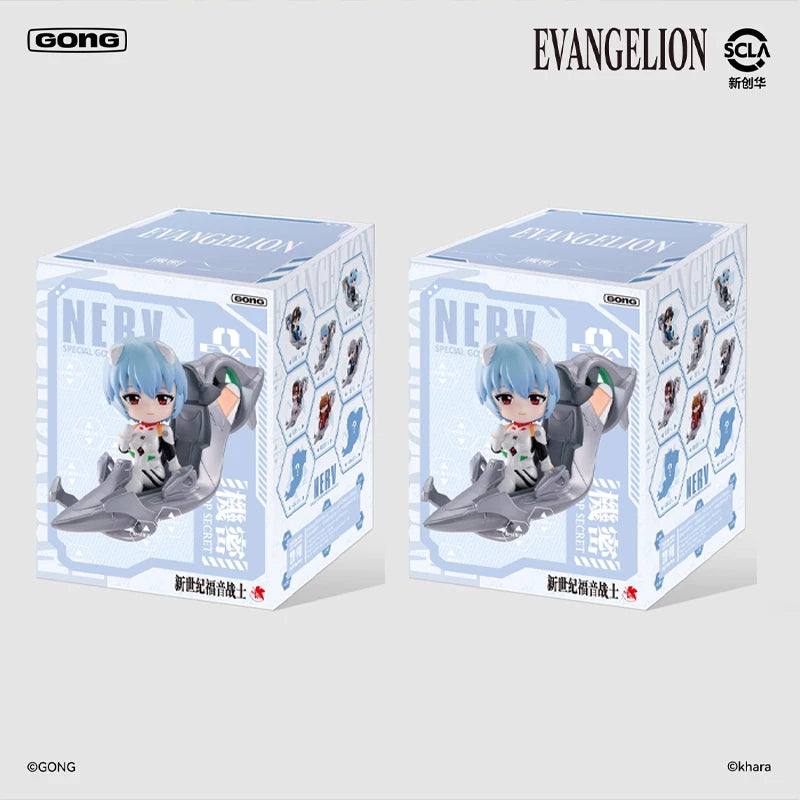 Original Gong Neon Genesis Evangelion EVA Pilot Series Figures Blind Box Asuka Anime Peripheral Collection Ornament Kids Gifts