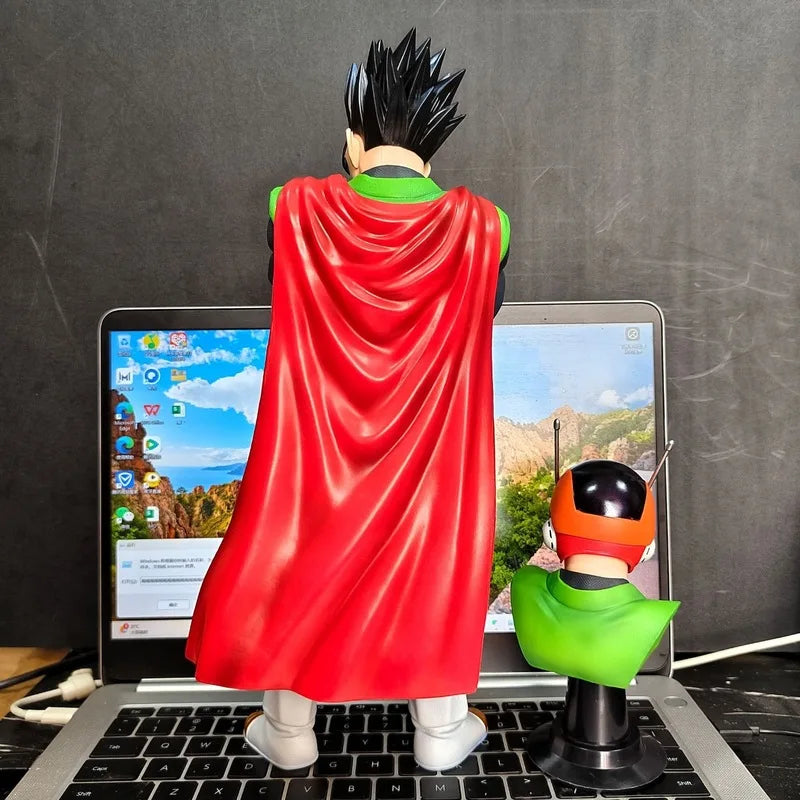 Dragon Ball Z Son Gohan Videl Figure Replaceab Heads Super Saiyan Pvc Action Figures Gk Statue Collection Model Toys Gifts