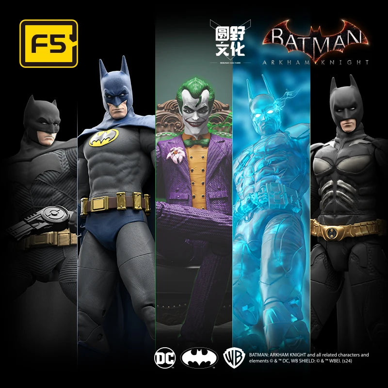 New F5 Circular Culture Batman (Crazy Edition): Arkham Knight's Fatal Strike Red Hood Assembled Mobile Model Toy Collection