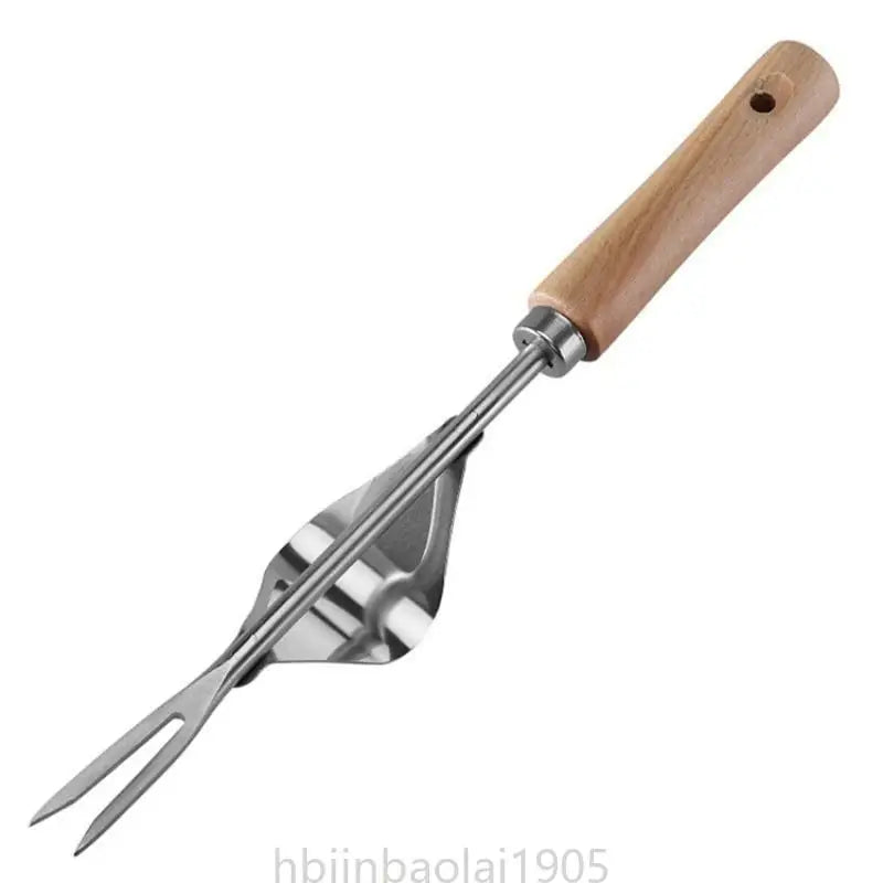 E74E Manueller Unkrautstecher für den Garten, Wurzelentferner aus Edelstahl, Unkrautzieher, Handwerkzeug 